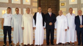 القنصل الجزائري بجدة يكرم روراوة وأهلي البرج