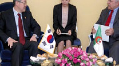 Benmeradi : ” Pour plus de coopération avec les Sud-Coréens “