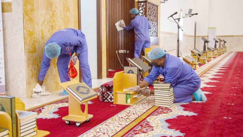 هبة تضامنية لتحضير المساجد لاستقبال المصلين