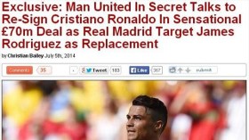 الريال يخطط لبيع رونالدو لمانشيستر .. وضم رودريغيز وفالكاو