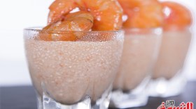 كؤوس كريمة الجمبري