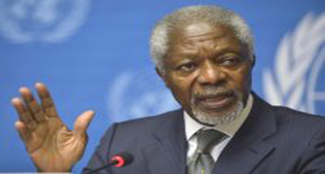 Annan : “” Il revient au peuple syrien de déterminer l’avenir du pays “”