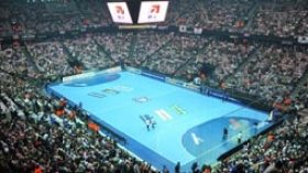 Algerian team  at the 21st Men's World Handball Championship- Croatia 2009
