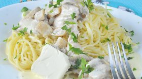 السباقيتي بالجبن