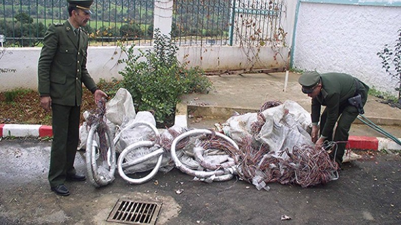 تفكيك عصابة سرقة الكوابل النحاسية بالعاصمة