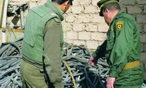 160 quintaux de cuivre saisis à Djelfa