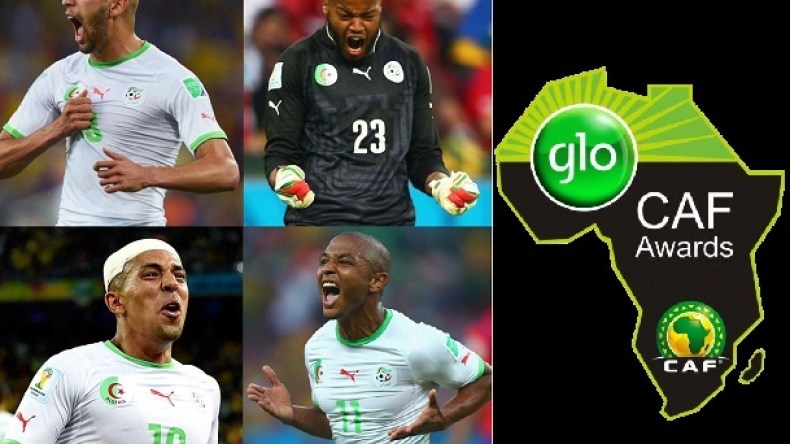 اختيار 4 محاربين للتنافس على جائزة أفضل لاعب إفريقي في 2014