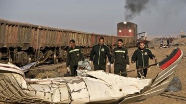 Égypte: 24 morts dans une collision entre un train et deux véhicules