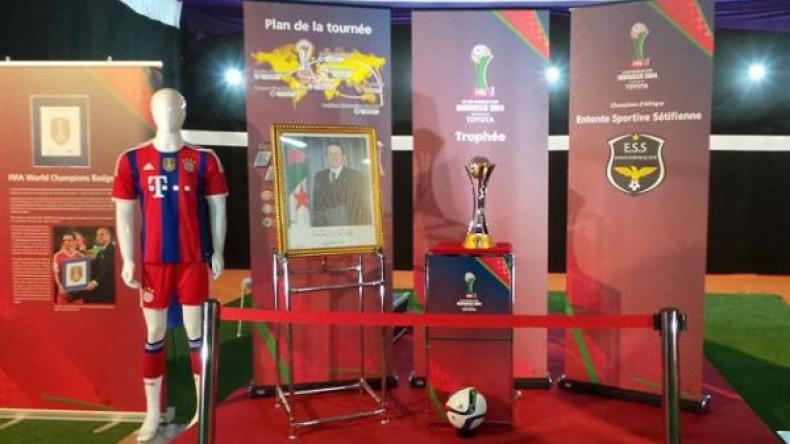 مجسّم كأس العالم للأندية يصنع الحدث بسطيف