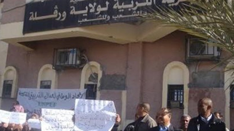 300 تلميذ بقرية قوق بتقرت يعتصمون للمطالبة بثانوية