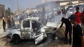 تفجير مركز للشرطة في مدينة درنة