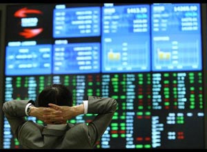World markets mostly lower on dour US data