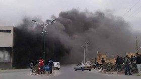 حريق مهول يأتي على مخازن بلدية ورقلة