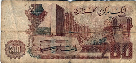 Algeria:  Old Banknotes issued in the 1980s to be withdrawn starting from December 31 2014
