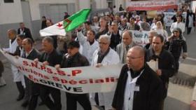 Algerian doctors slash at the health minister's intimidations