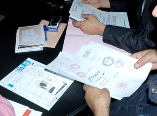 Counterfeiters appeared in court in Algeria