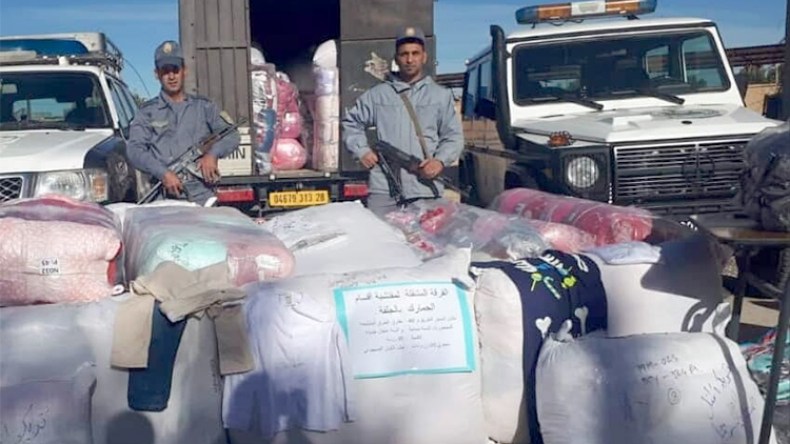 حجز آلاف قطع الملابس من صنع إسرائيلي بالجلفة