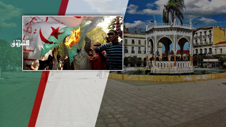 مجهولون يحرقون العلم الوطني في البليدة!
