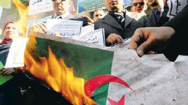 Egypt lawyers refuse to apologise for burning Algeria flag