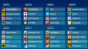 مجموعة نارية لبرشلونة وريال يصطدم بروما ورونالدو يواجه يونايتد