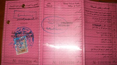 No Driving Licenses in Algeria