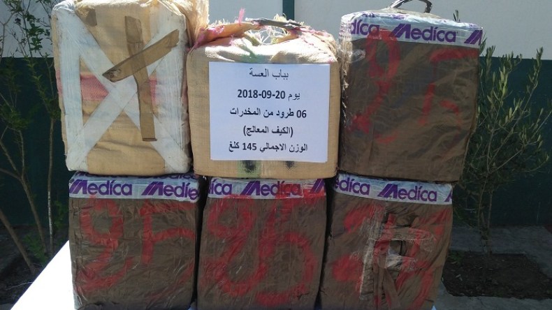 حجز 145 كلغ من المخدرات بتلمسان