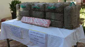 ضبط أكثر من 5 قناطير من الكيف المعالج قرب الحدود المغربية