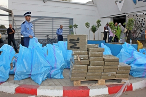 Saisie de près de 15 tonnes de résine de cannabis durant le 1er semestre