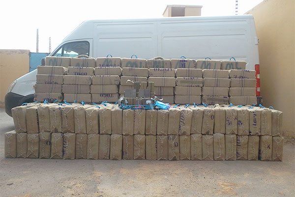 Algerian Security Services Seized Over 93 Tons Of Drugs During The 10 First Months Of 2016