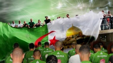 Algerian players pledge to make good showing for the Palestinian people in South Africa