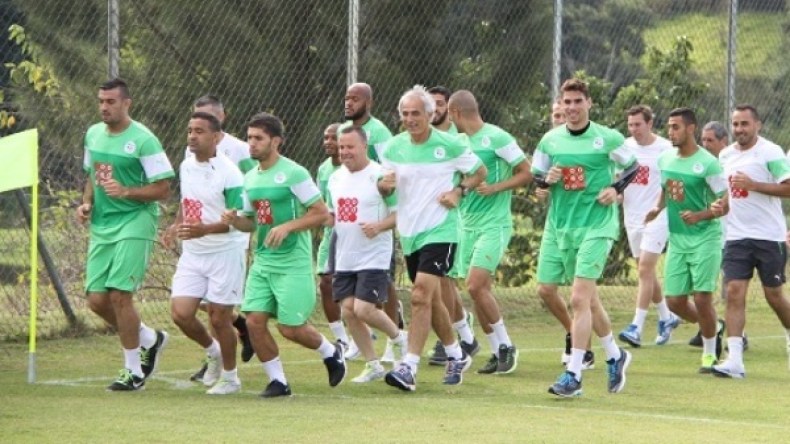 أجواء منعشة في أول تدريب لـ “الخضر”