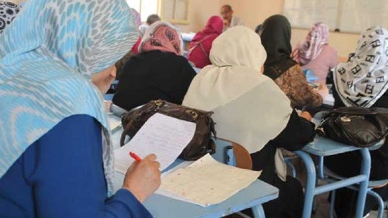 احتياطيو مسابقة الأساتذة يحتجون بتيزي وزو