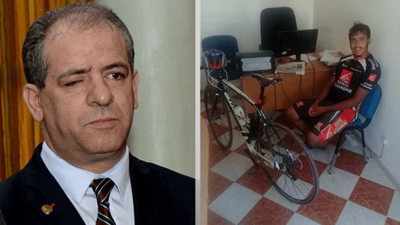 شاب من بشار يقطع 1400 كلم بدراجة ليسلم وزير الشباب رسالة مدوية؟