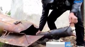 الجيش الحر يكشف براميل متفجرة محشوة بالكلور لم تنفجر