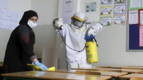 تعقيم 22 مدرسة و5 متوسطات وثانوية وحملات توعية للتلاميذ