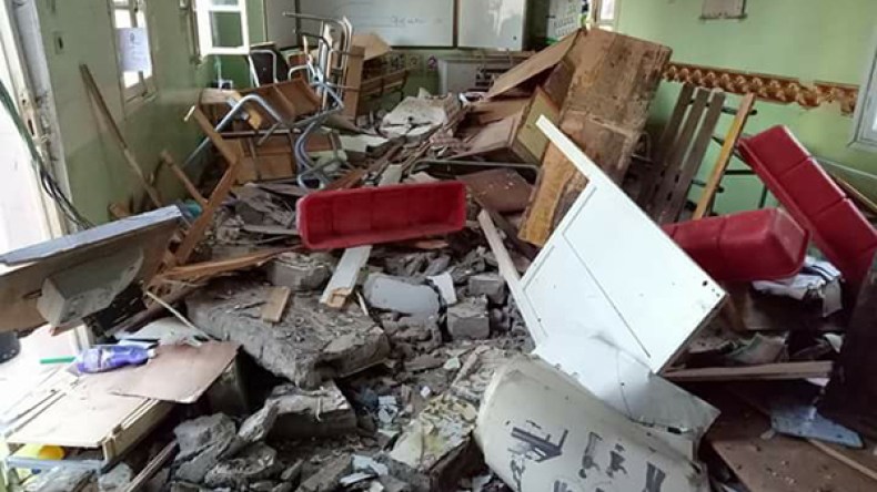 انفجار عنيف يتسبب في انهيار أقسام مدرسة بباتنة