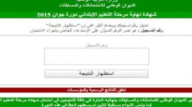 طالعوا نتائج شهادة التعليم الابتدائي