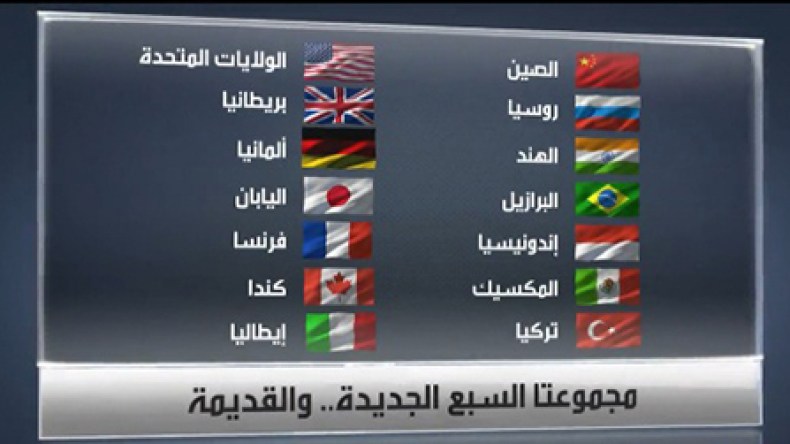 العالم  الاقتصادي يتجدد  مع مجموعة الدول السبع الجديدة