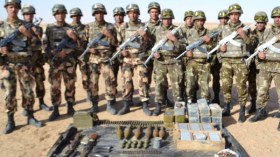 الجيش يكشف مخبأ للأسلحة قرب الشريط الحدودي بأدرار