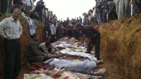 Syria rebels accused of massacring 25 people in village