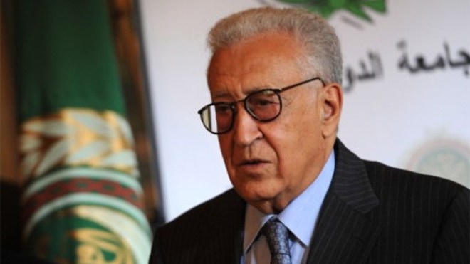 محادثات منفردة  للإبراهيمي مع وفدي الحكومة السورية والمعارضة