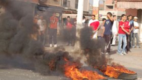 القبض على أكثر من 10 محتجين، ووقوع جرحى في أحداث شغب بالغزوات