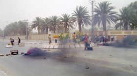 تجدد الاحتجاجات وإصابة عون للحماية المدنية بالوادي