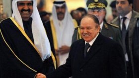 أمير قطر يصل الى الجزائر
