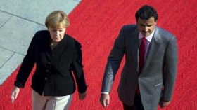 أمير قطر لميركل: نحن لا نموّل المتشددين في سوريا والعراق