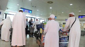 165 عون حماية مدنية رفقة بعثة الحج لتأطير الحجاج