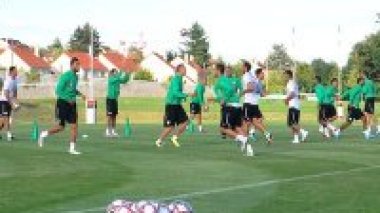 CAN-2012 (préparation): 2e séance d’entraînement des Verts à Marcoussis