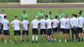 حصتان تدريبيتان “للخضر” في أول يوم بالغابون