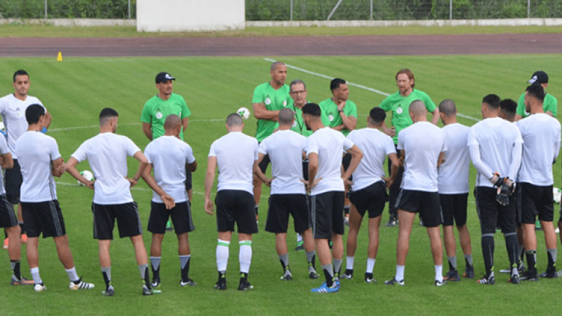 حصتان تدريبيتان “للخضر” في أول يوم بالغابون