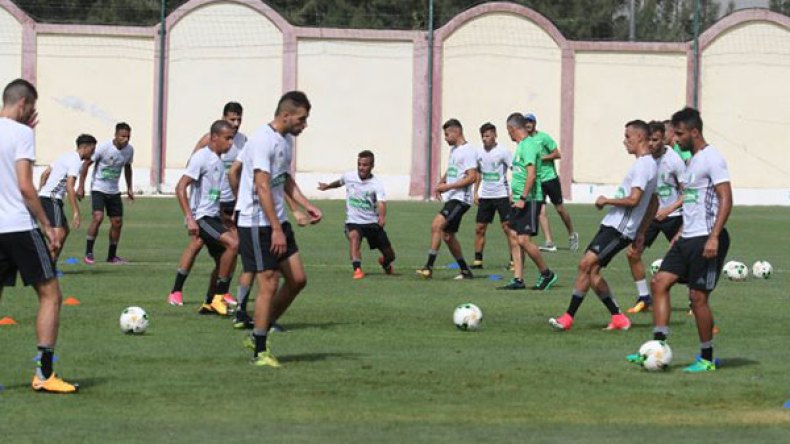 تدريبات منتخب المحليين تحت درجة حرارة عالية